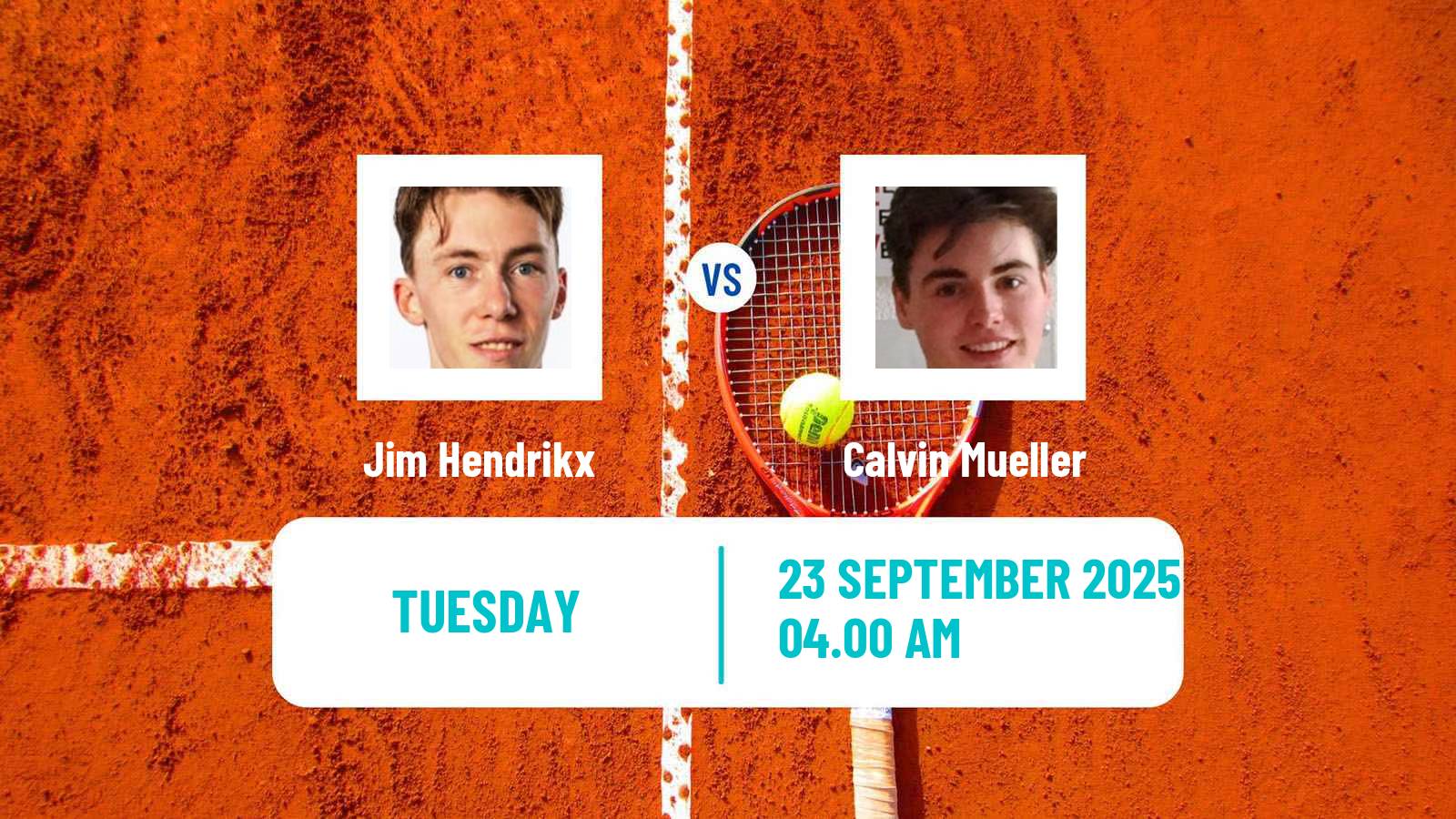 Tennis ITF M15 Forbach Men Jim Hendrikx - Calvin Mueller