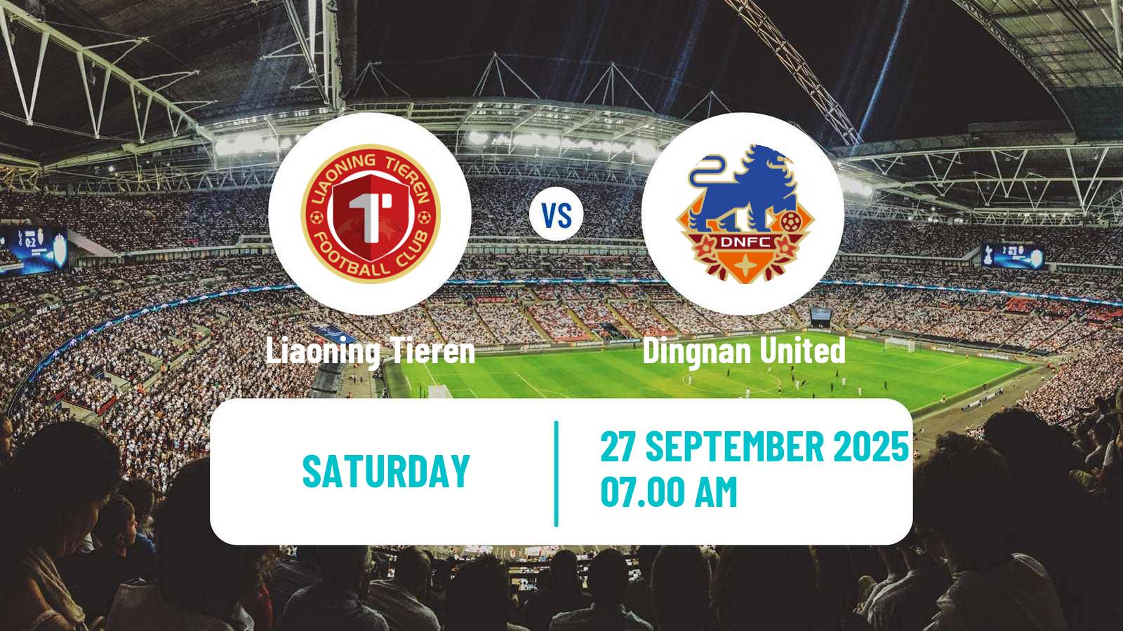 Soccer Chinese Jia League Liaoning Tieren - Dingnan United