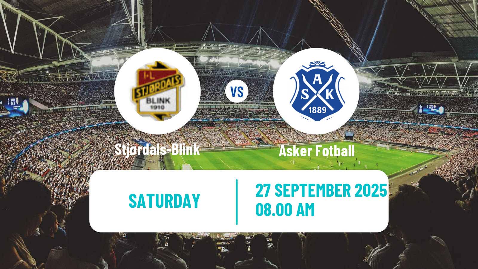 Soccer Norwegian Division 2 - Group 2 Stjørdals-Blink - Asker Fotball