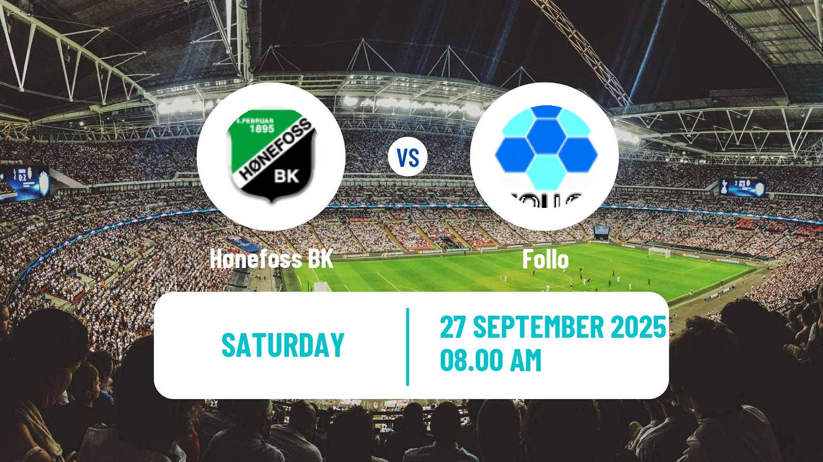 Soccer Norwegian Division 2 - Group 2 Hønefoss - Follo