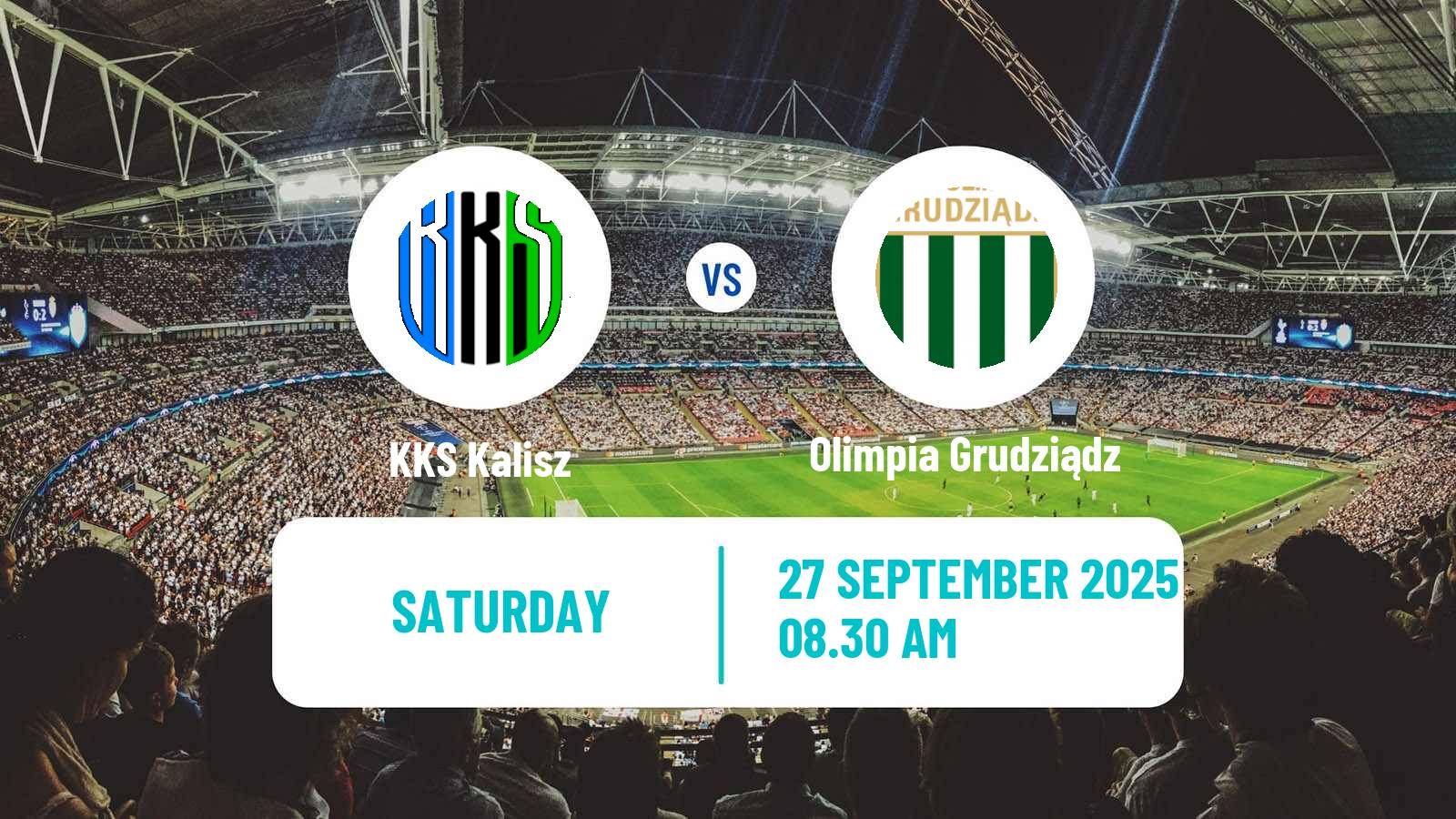 Soccer Polish Division 2 KKS Kalisz - Olimpia Grudziądz