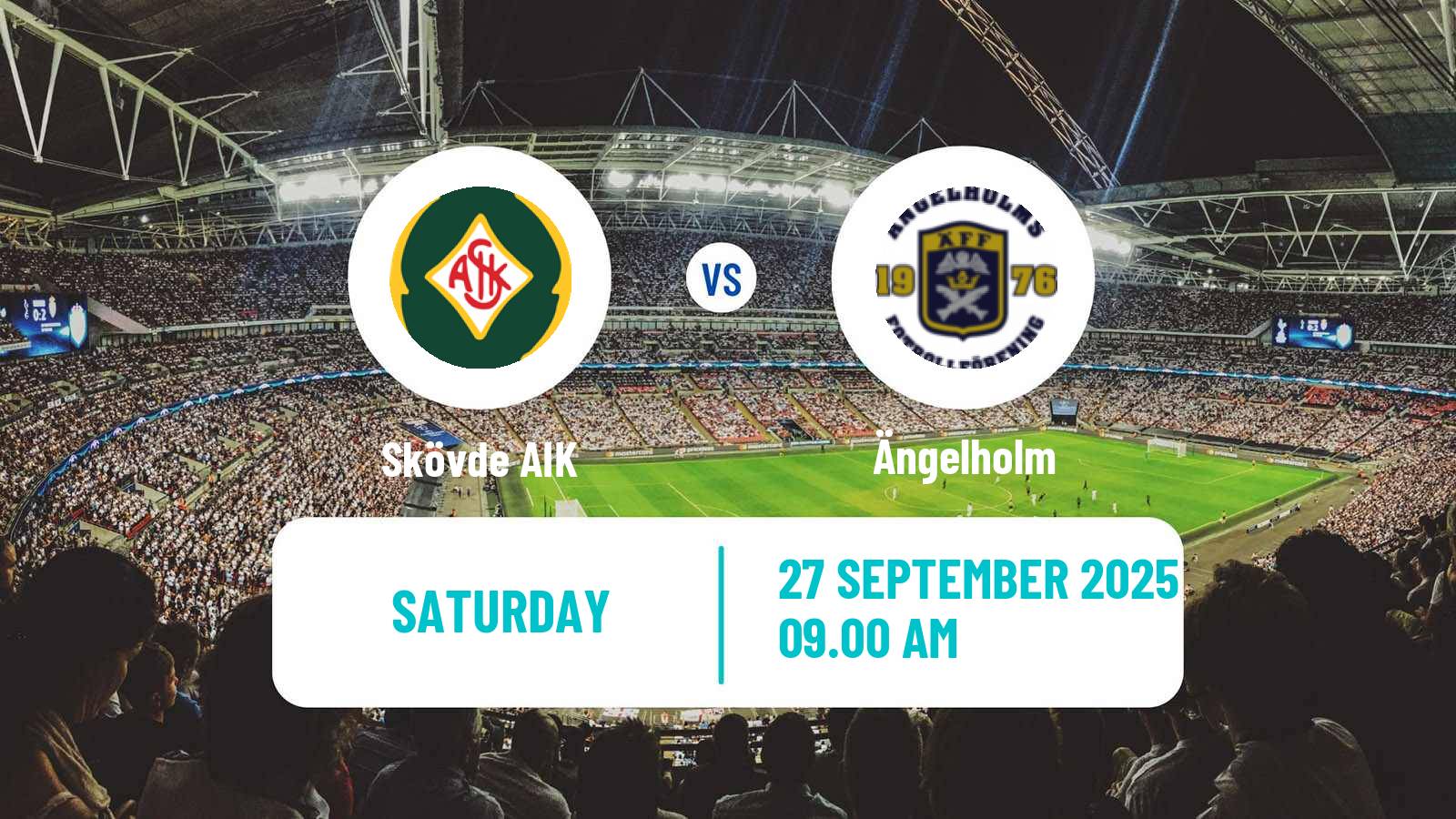 Soccer Swedish Division 1 Södra Skövde AIK - Ängelholm