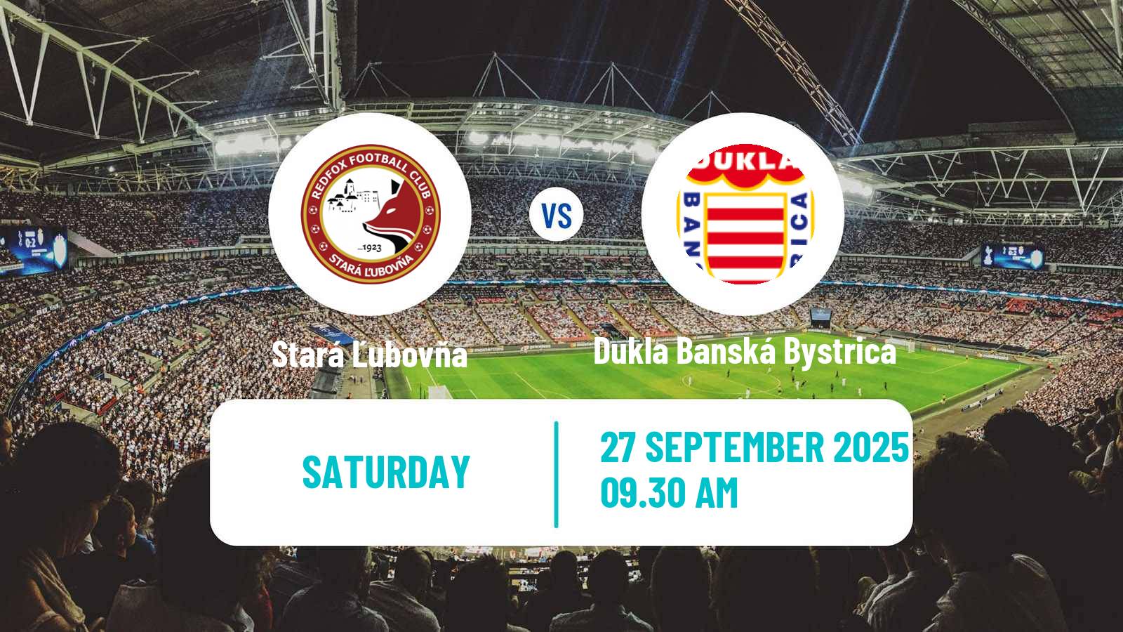 Soccer Slovak 2 Liga Stará Ľubovňa - Dukla Banská Bystrica