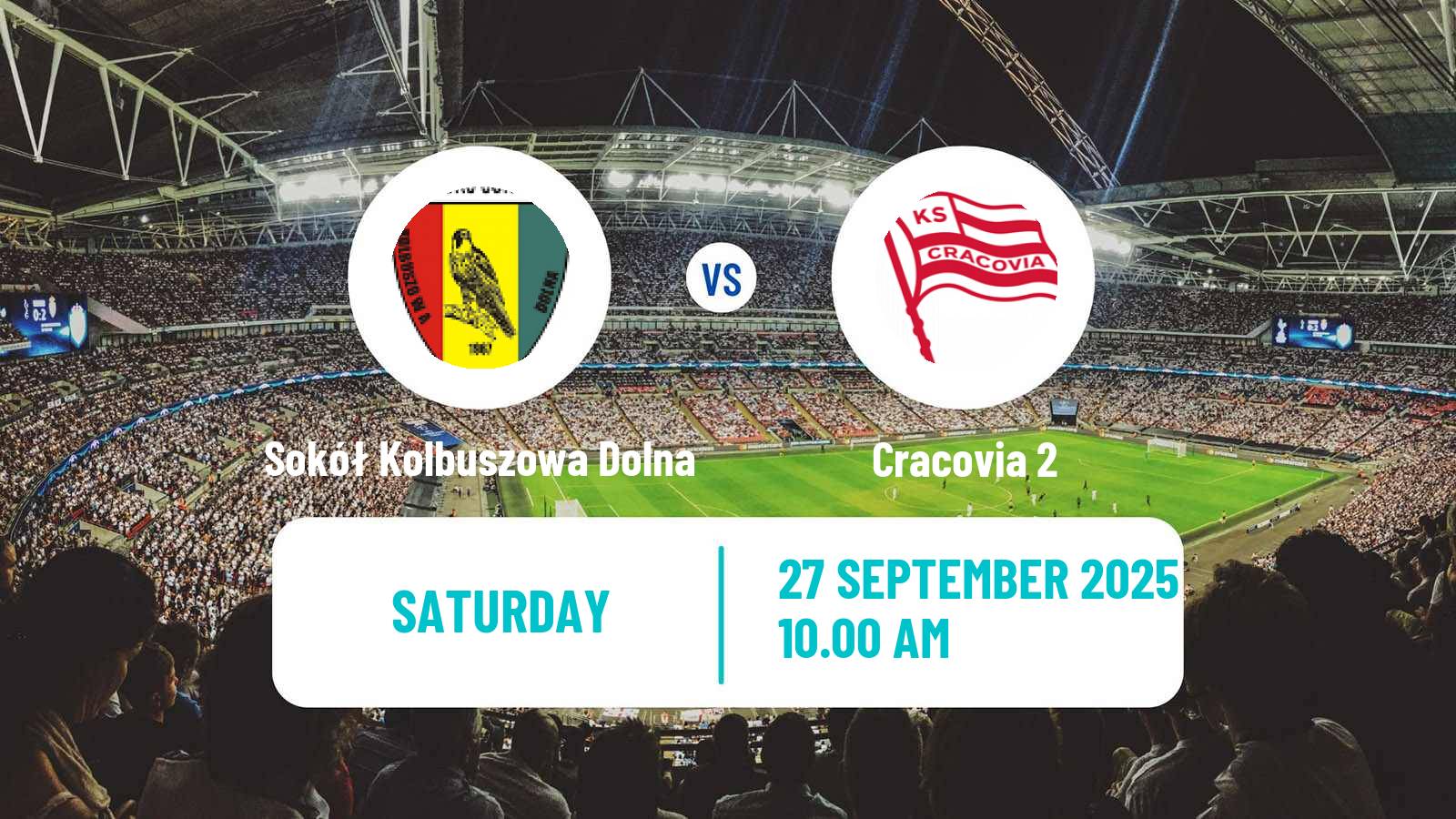 Soccer Polish Division 3 - Group IV Sokół Kolbuszowa Dolna - Cracovia 2