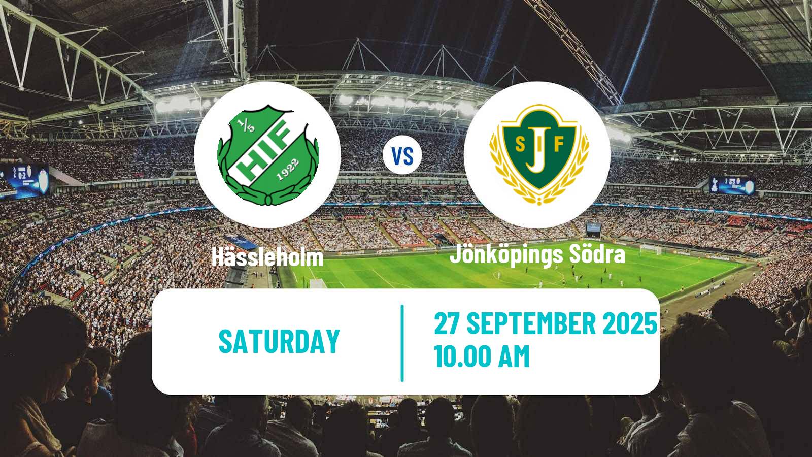 Soccer Swedish Division 1 Södra Hässleholm - Jönköpings Södra
