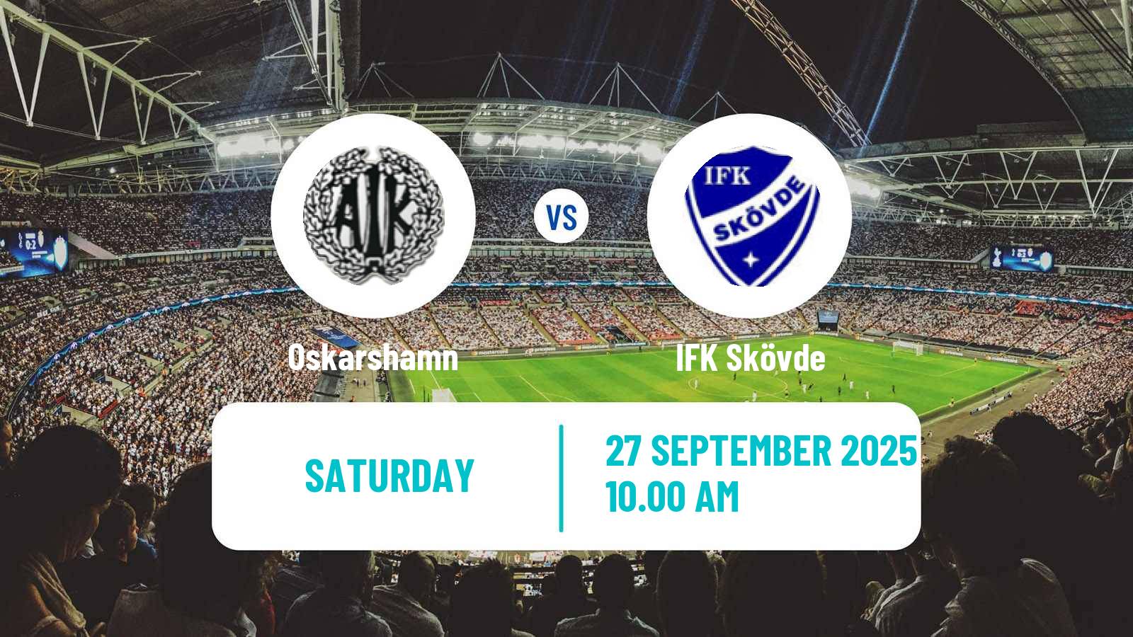 Soccer Swedish Division 1 Södra Oskarshamn - IFK Skövde