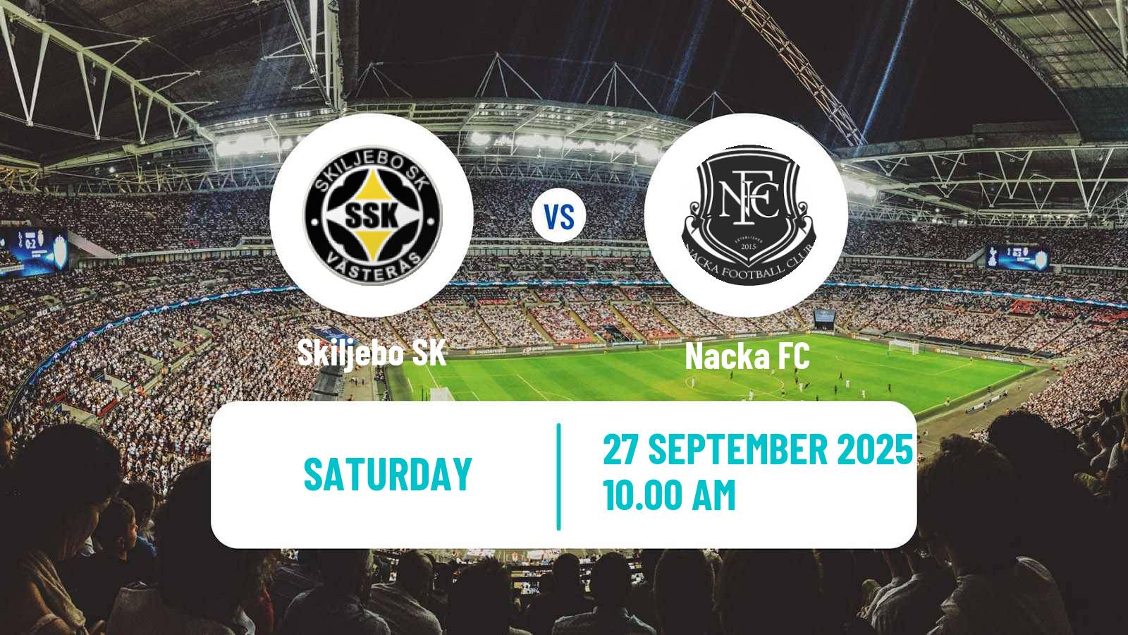 Soccer Swedish Division 2 - Norra Svealand Skiljebo - Nacka FC