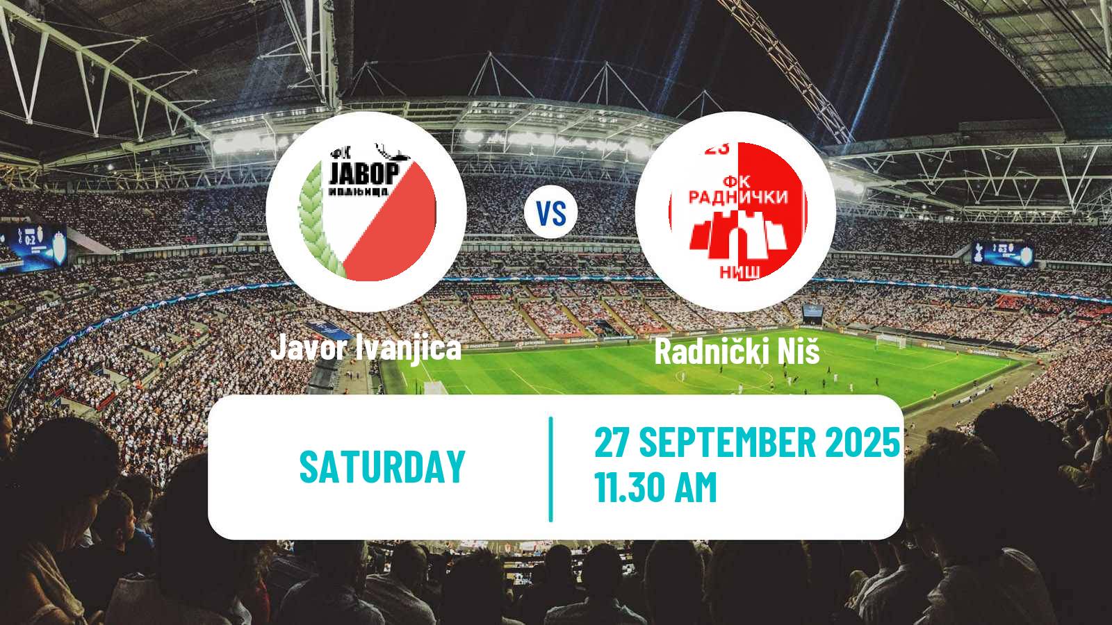 Soccer Serbian Superliga Javor Ivanjica - Radnički Niš