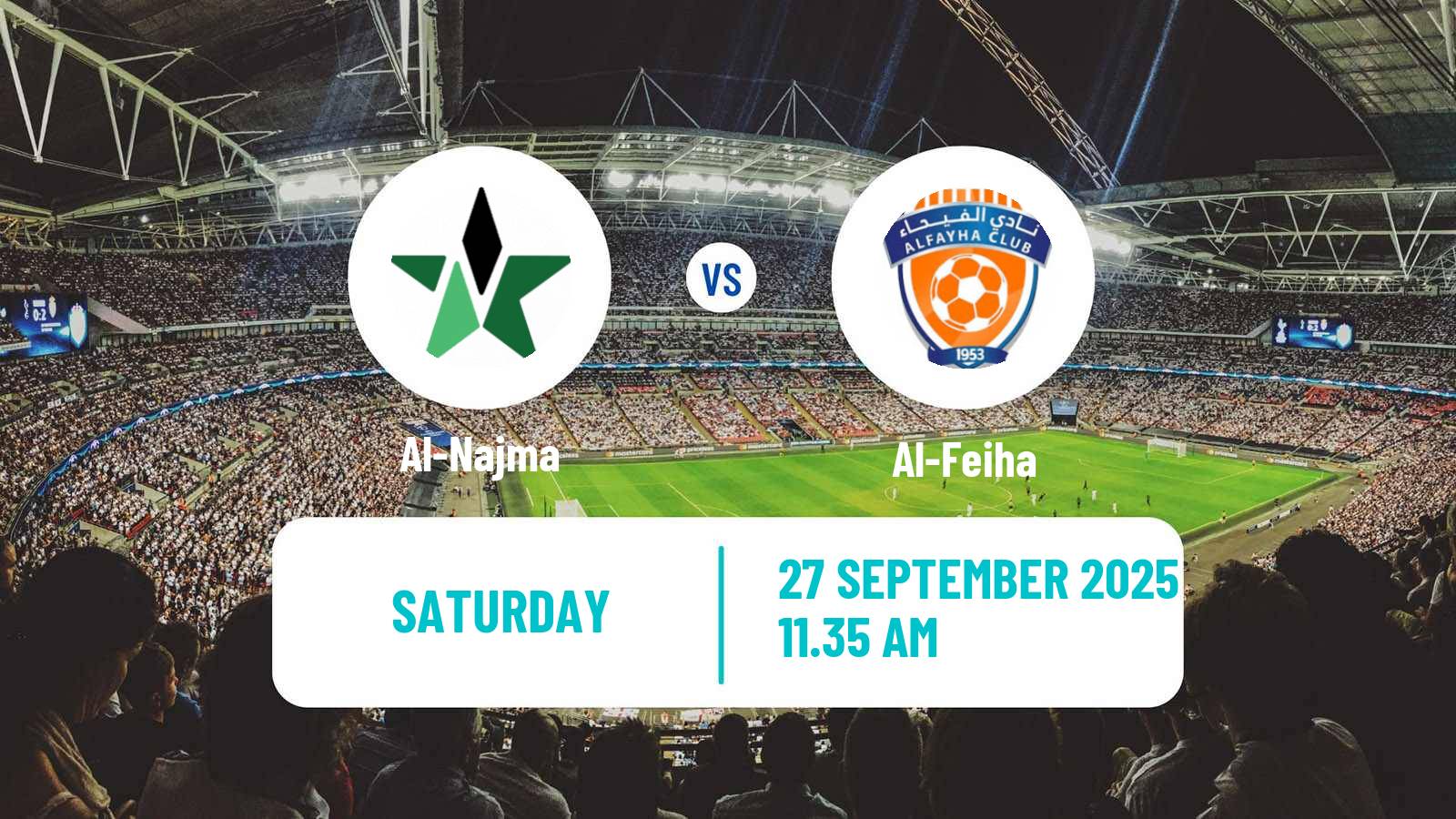 Soccer Saudi Professional League Al-Najma - Al-Feiha