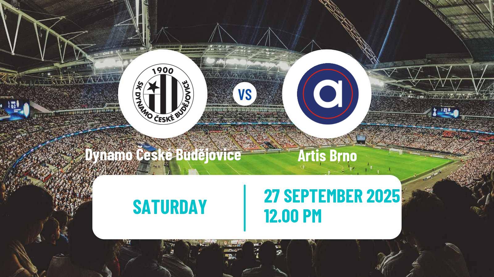 Soccer Czech Division 2 Dynamo České Budějovice - Artis Brno