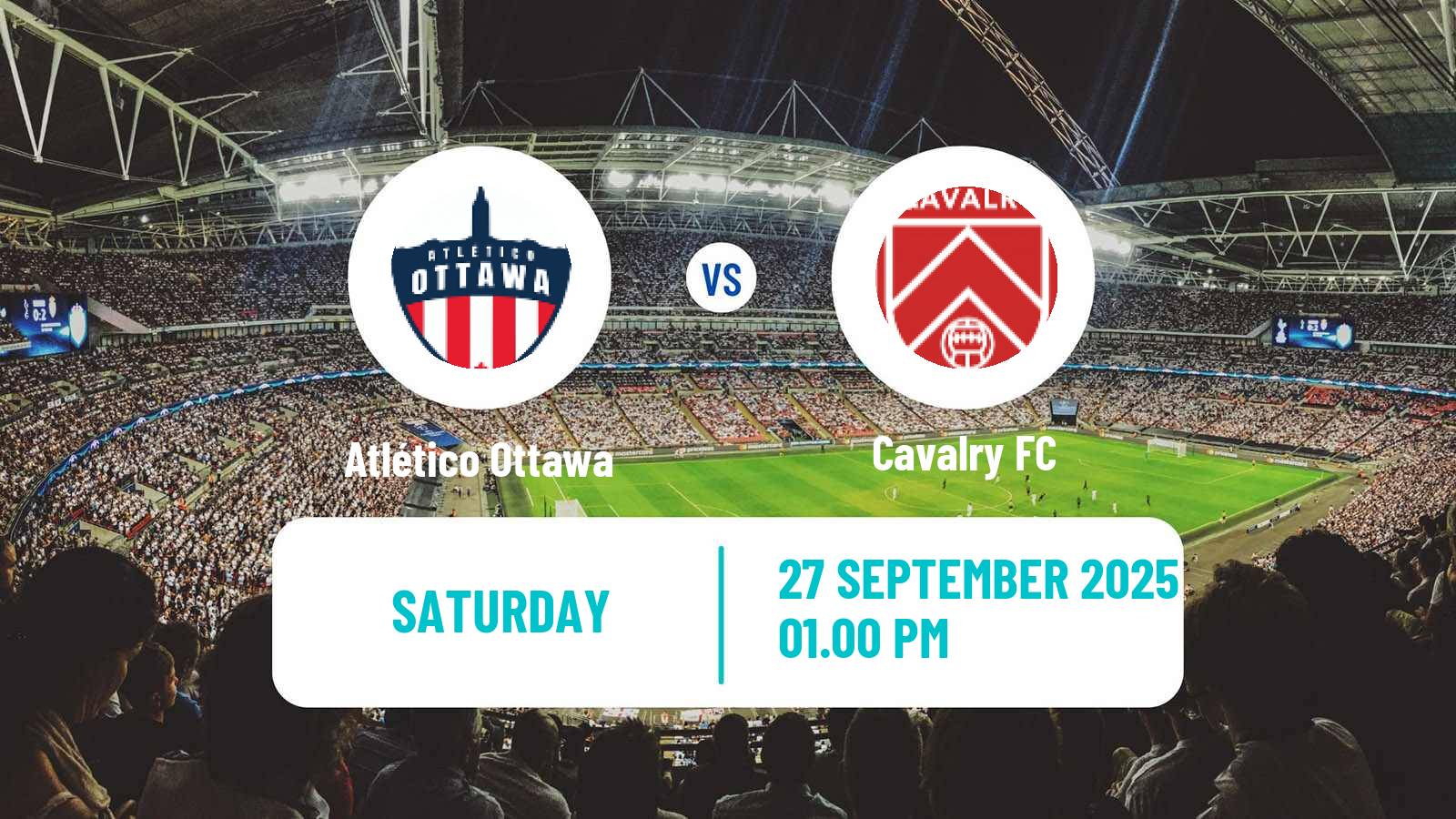 Soccer Canadian Premier League Atlético Ottawa - Cavalry