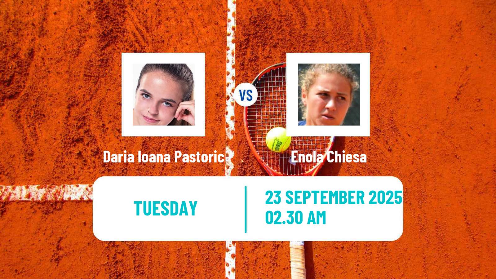 Tennis ITF W15 Campulung Women Daria Ioana Pastoric - Enola Chiesa