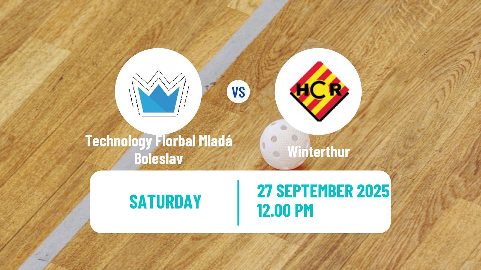 Floorball Champions Cup Floorball Technology Florbal Mladá Boleslav - Winterthur