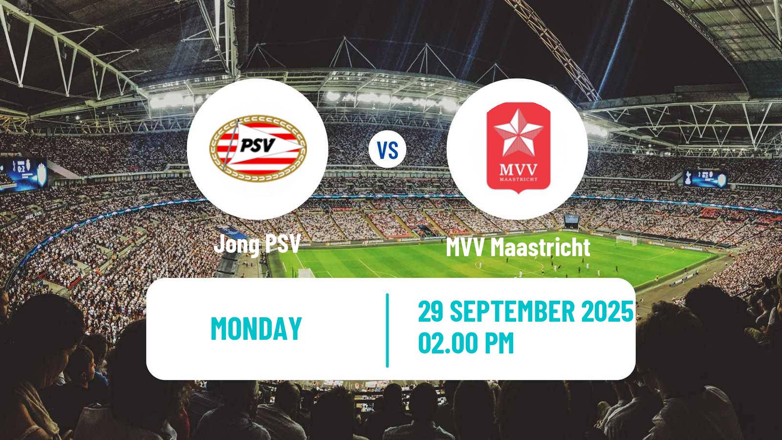 Soccer Dutch Eerste Divisie Jong PSV - MVV Maastricht