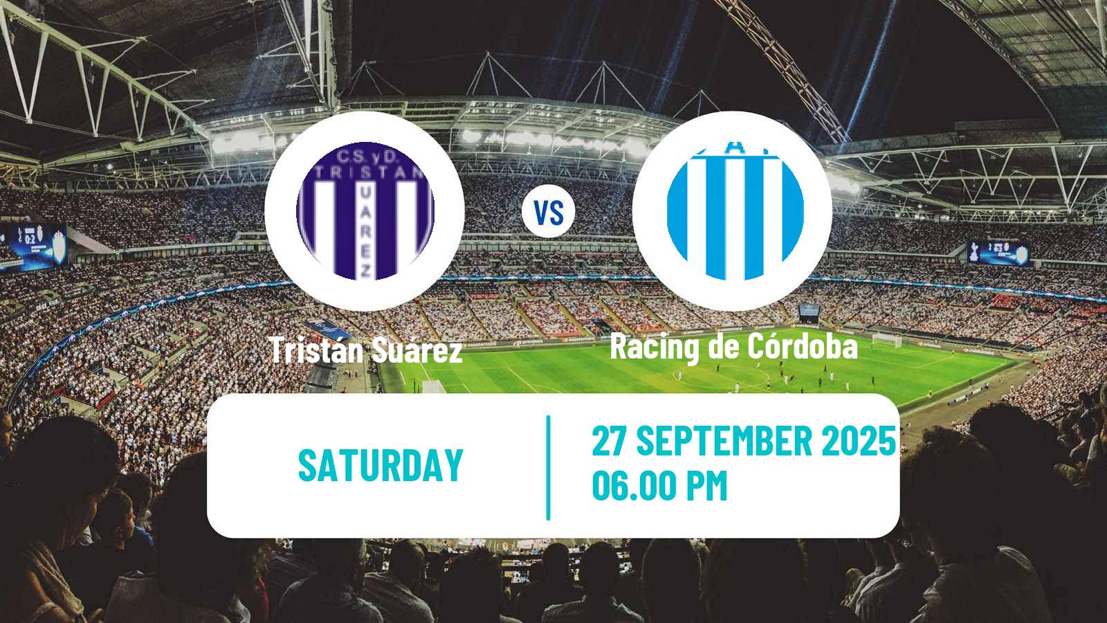 Soccer Argentinian Primera Nacional Tristán Suárez - Racing de Córdoba