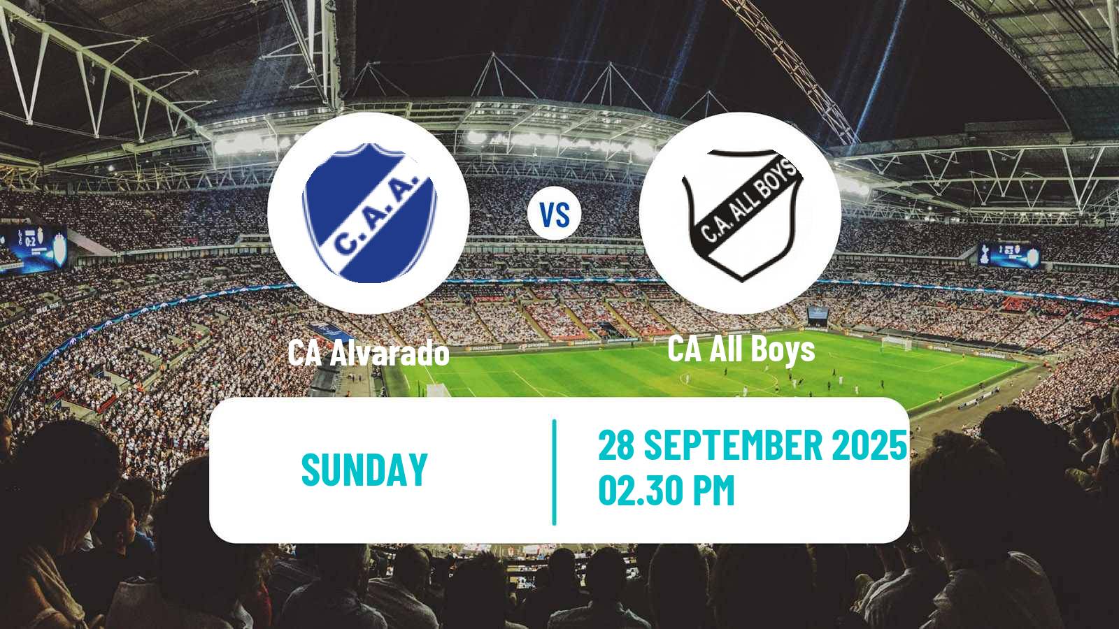 Soccer Argentinian Primera Nacional Alvarado - All Boys