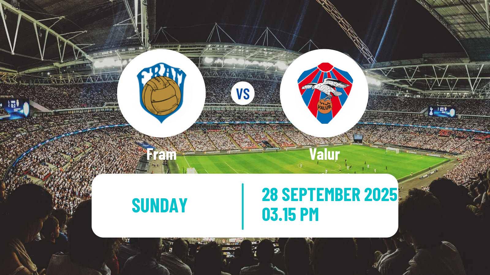 Soccer Icelandic Besta-deild karla Fram - Valur