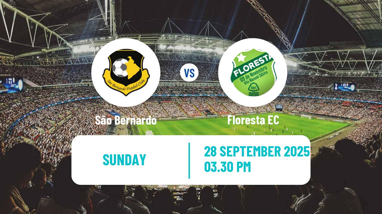 Soccer Brazilian Serie C São Bernardo - Floresta
