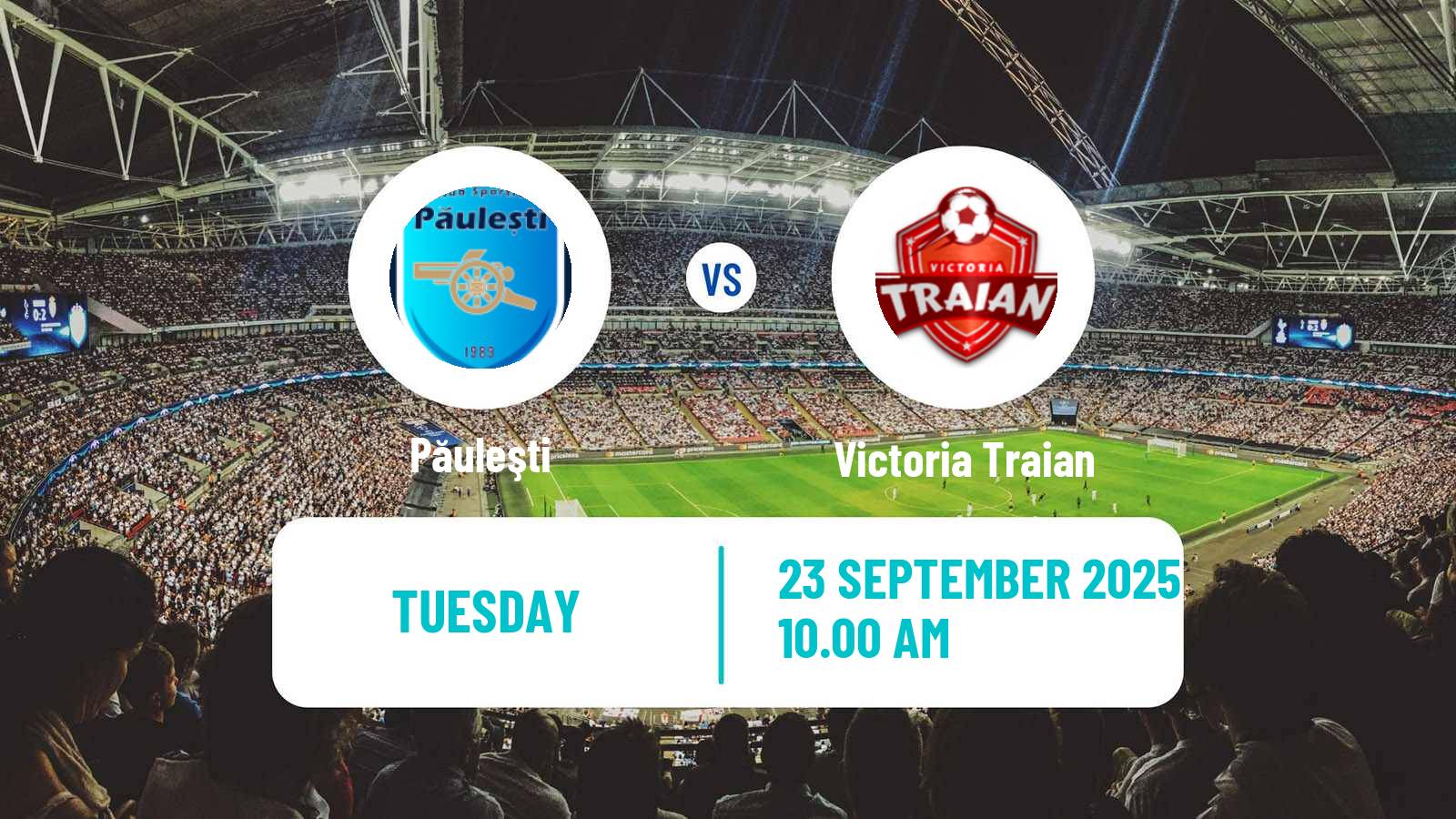 Soccer Romanian Liga 3 - Seria 2 Păuleşti - Victoria Traian
