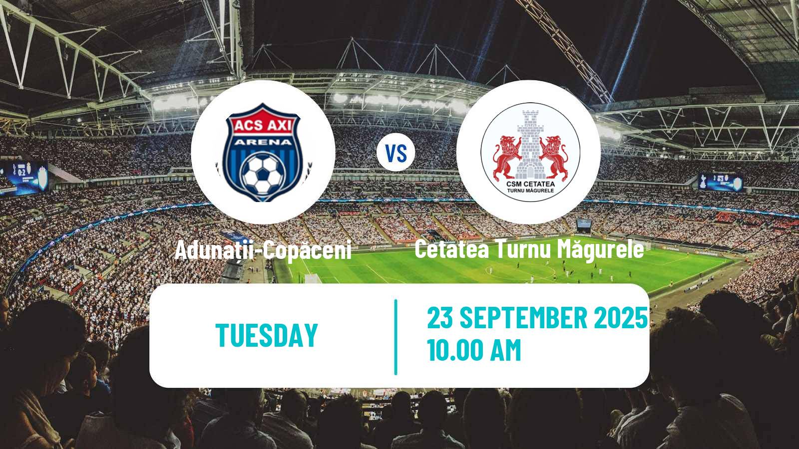 Soccer Romanian Liga 3 - Seria 5 Adunații-Copăceni - Cetatea Turnu Măgurele