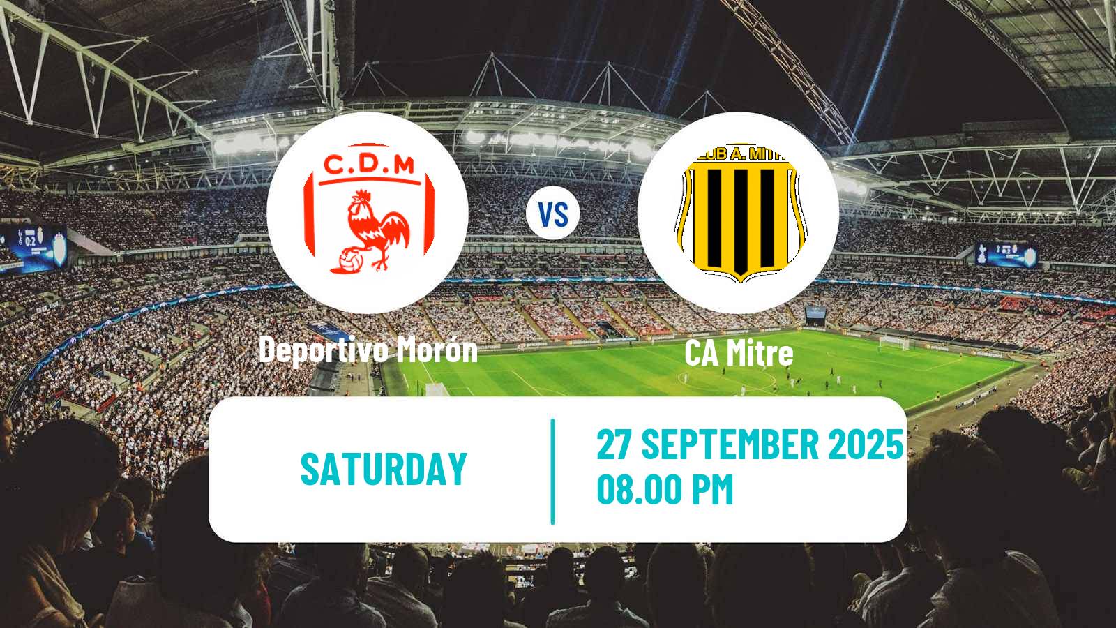 Soccer Argentinian Primera Nacional Deportivo Morón - Mitre
