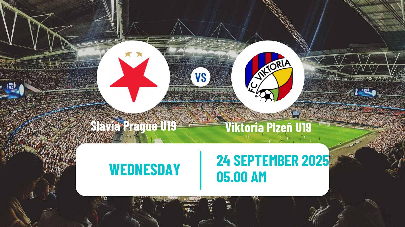 Soccer Czech U19 League Slavia Prague U19 - Viktoria Plzeň U19