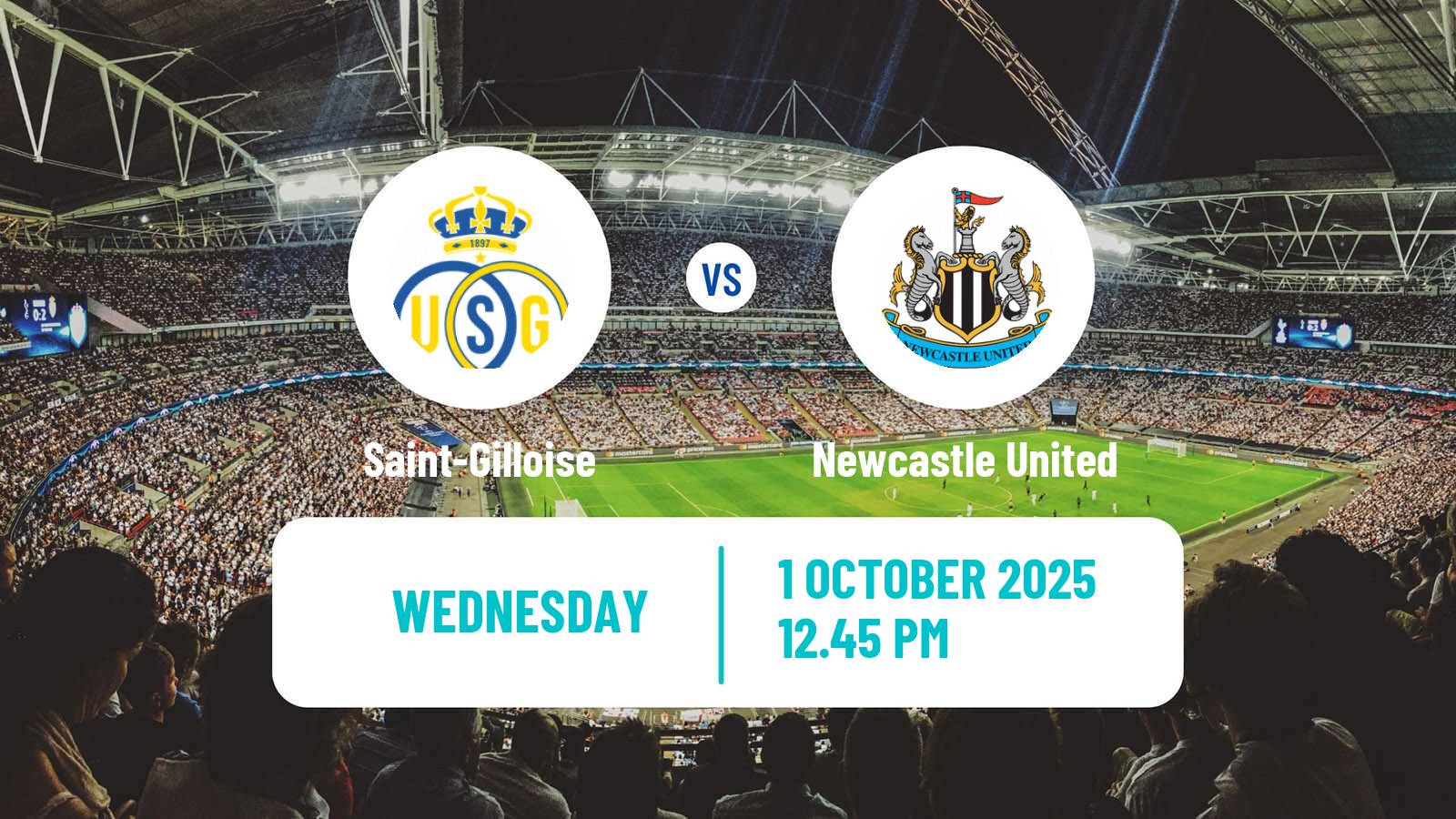 Soccer UEFA Champions League Saint-Gilloise - Newcastle United