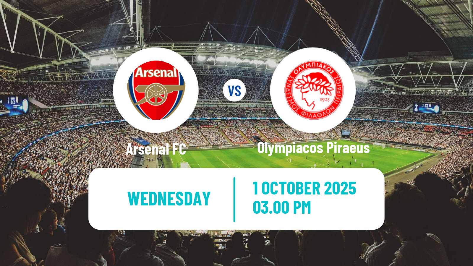 Soccer UEFA Champions League Arsenal - Olympiacos Piraeus