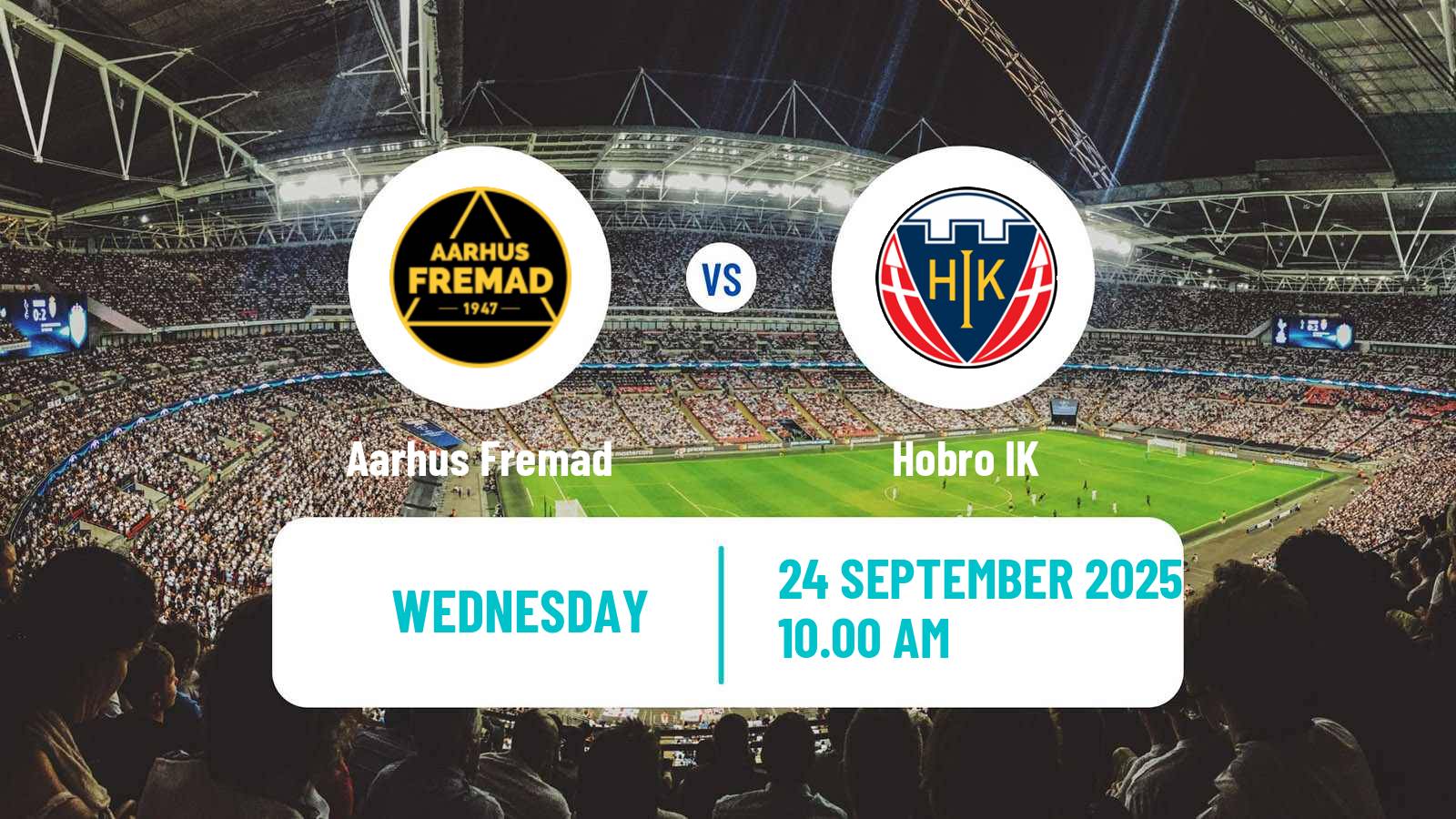 Soccer Danish Landspokal Cup Aarhus Fremad - Hobro