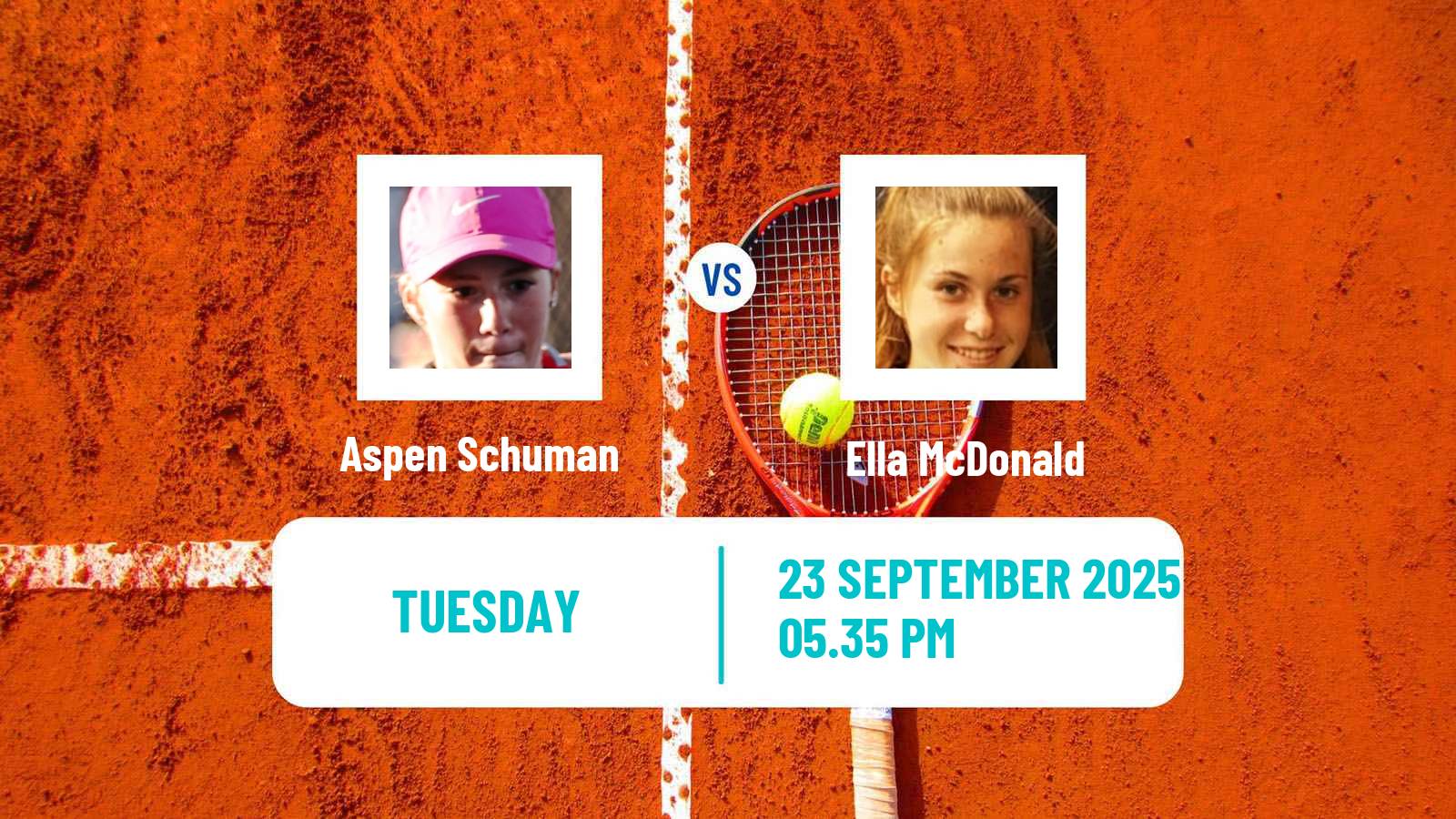 Tennis ITF W35 Berkeley Ca Women Aspen Schuman - Ella McDonald