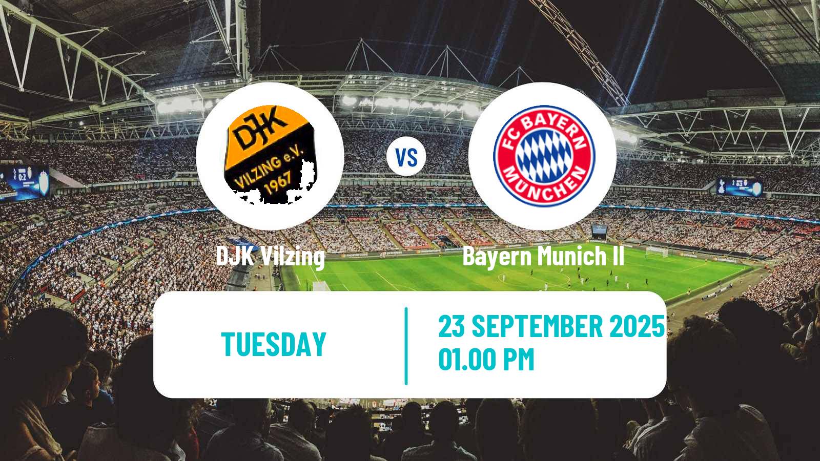 Soccer German Regionalliga Bayern Vilzing - Bayern Munich II