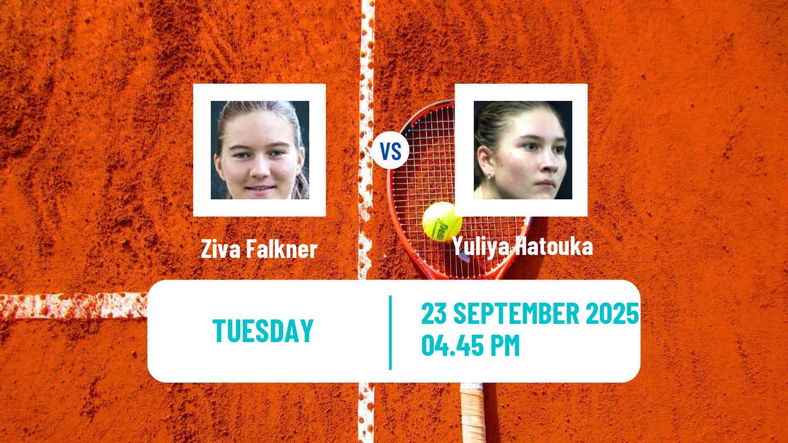 Tennis ITF W35 Berkeley Ca Women Ziva Falkner - Yuliya Hatouka