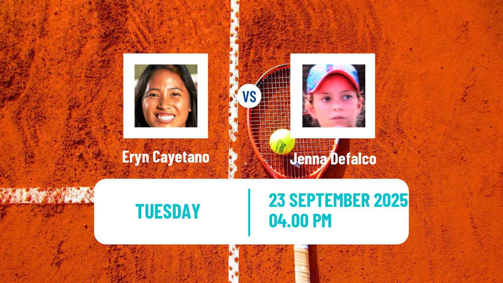 Tennis ITF W75 Templeton Ca Women Eryn Cayetano - Jenna Defalco