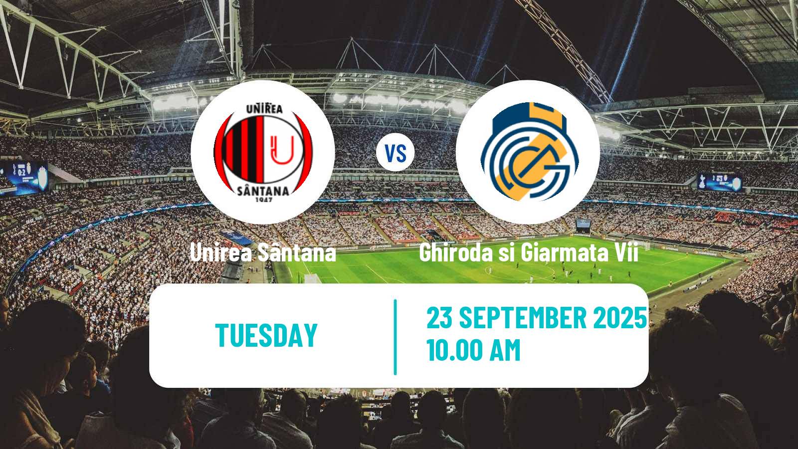 Soccer Romanian Liga 3 - Seria 7 Unirea Sântana - Ghiroda si Giarmata Vii