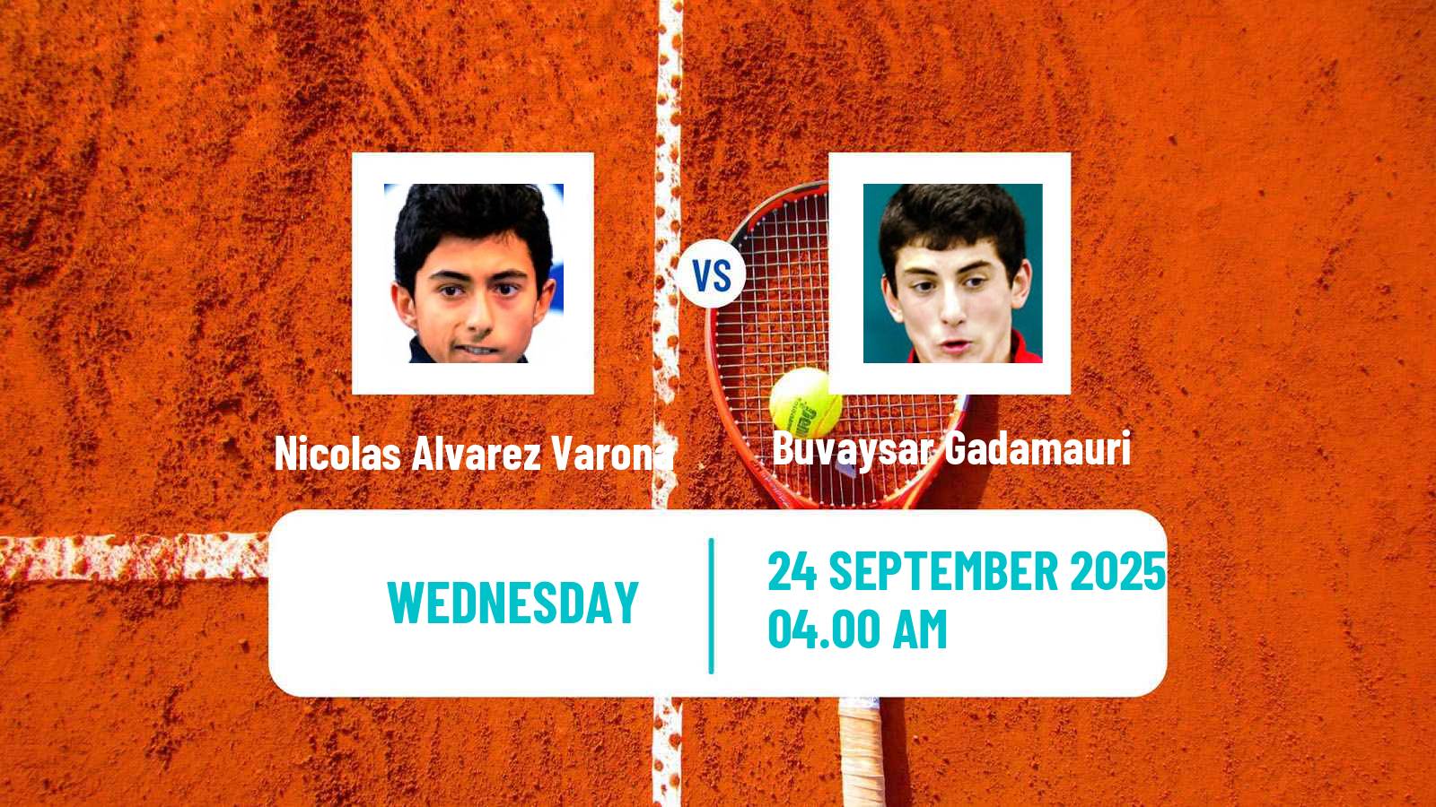 Tennis ITF M25 Sabadell 2 Men Nicolas Alvarez Varona - Buvaysar Gadamauri