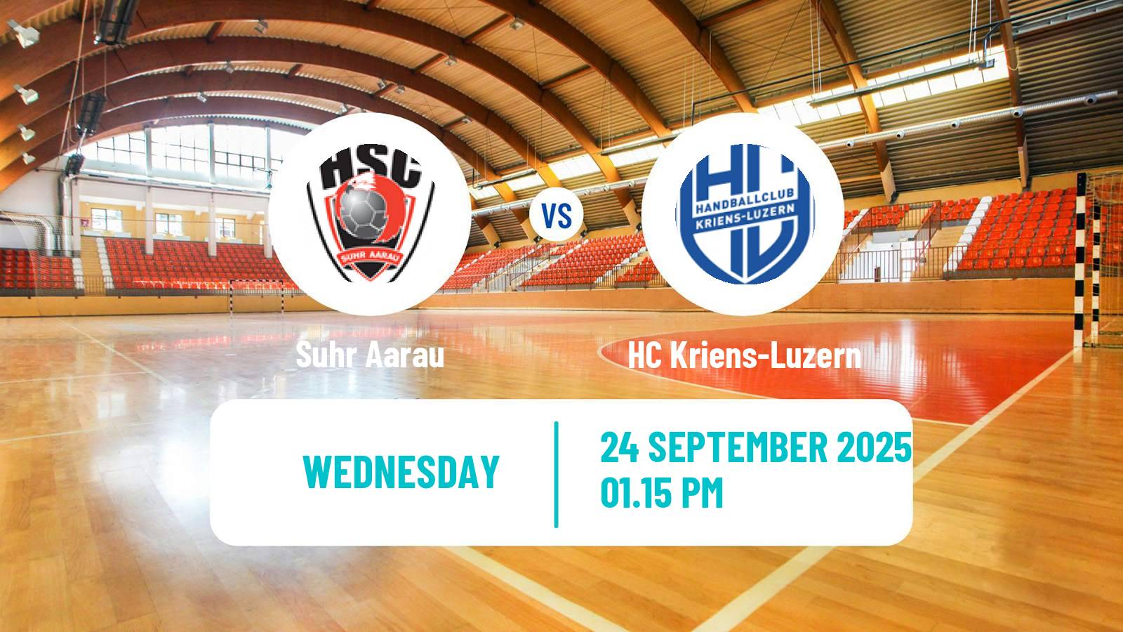 Handball Swiss NLA Handball Suhr Aarau - HC Kriens-Luzern