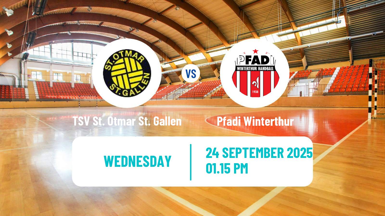Handball Swiss NLA Handball TSV St. Otmar St. Gallen - Pfadi Winterthur
