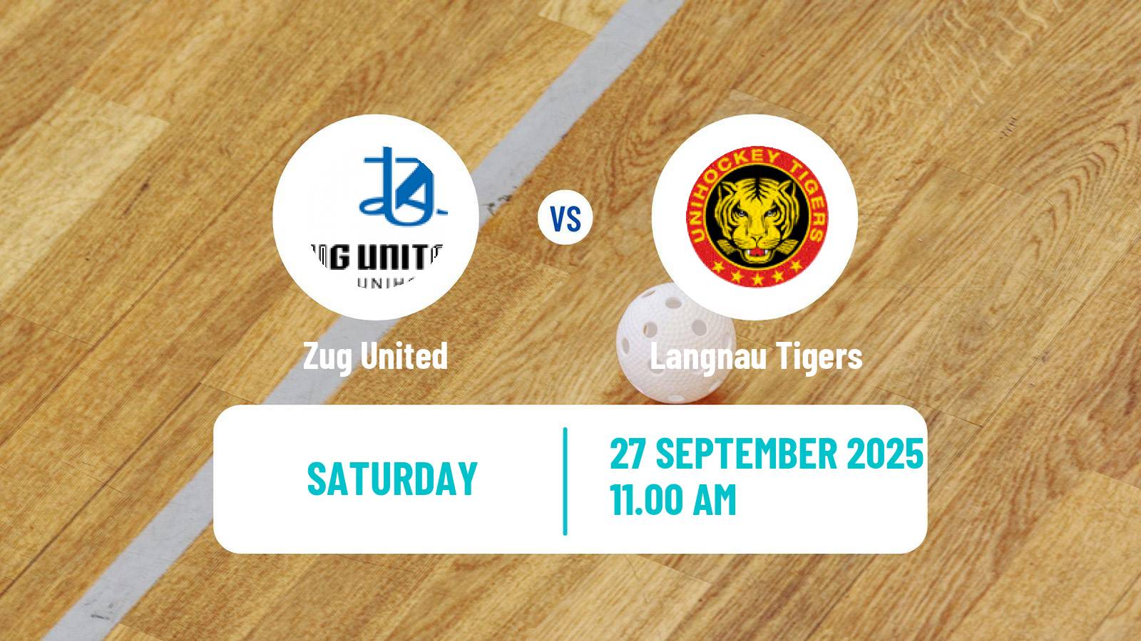 Floorball Swiss NLA Floorball Zug United - Langnau Tigers
