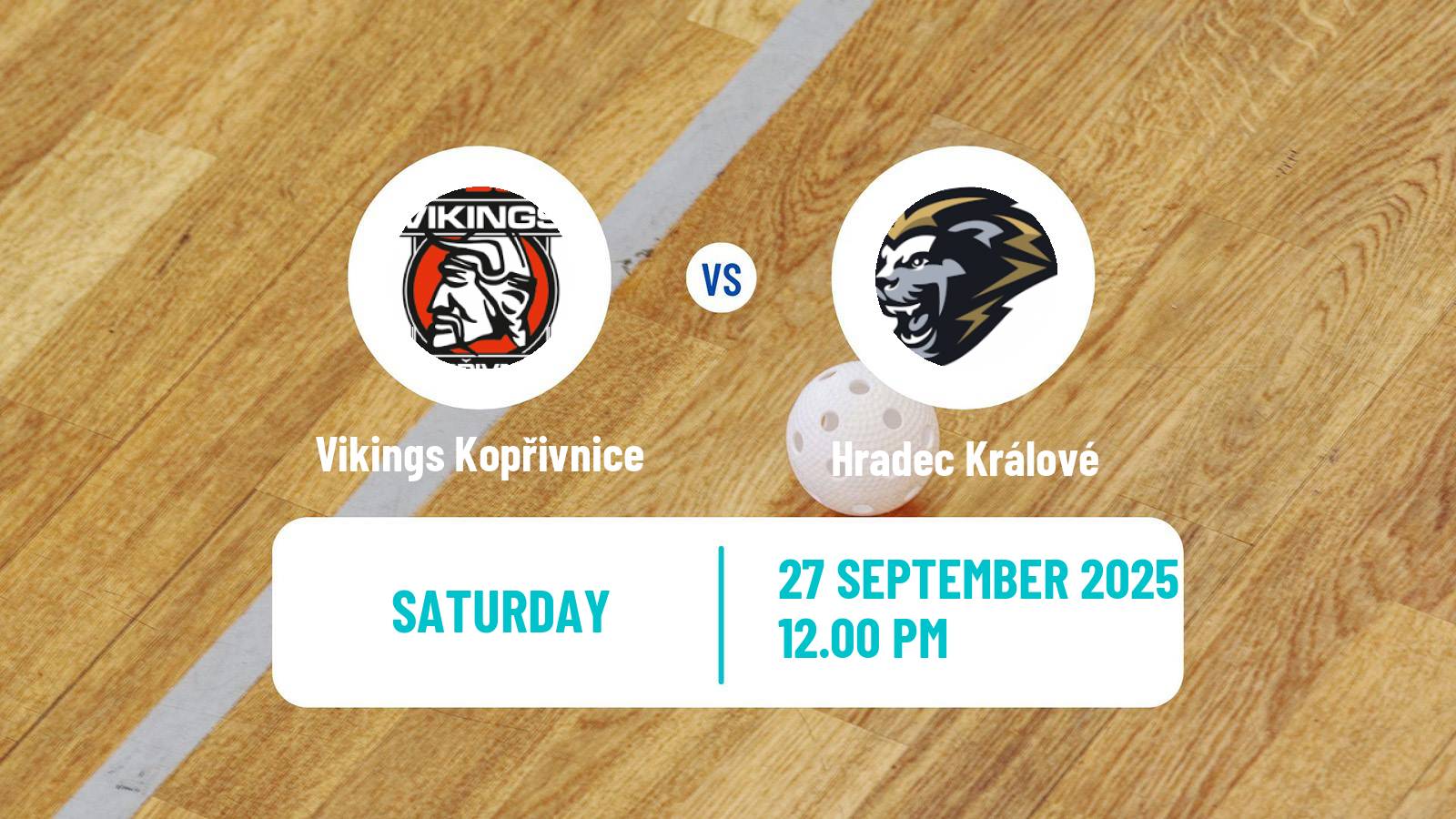 Floorball Czech 1 Liga Floorball Vikings Kopřivnice - Hradec Králové
