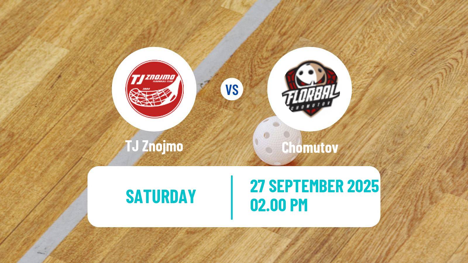 Floorball Czech 1 Liga Floorball Znojmo - Chomutov