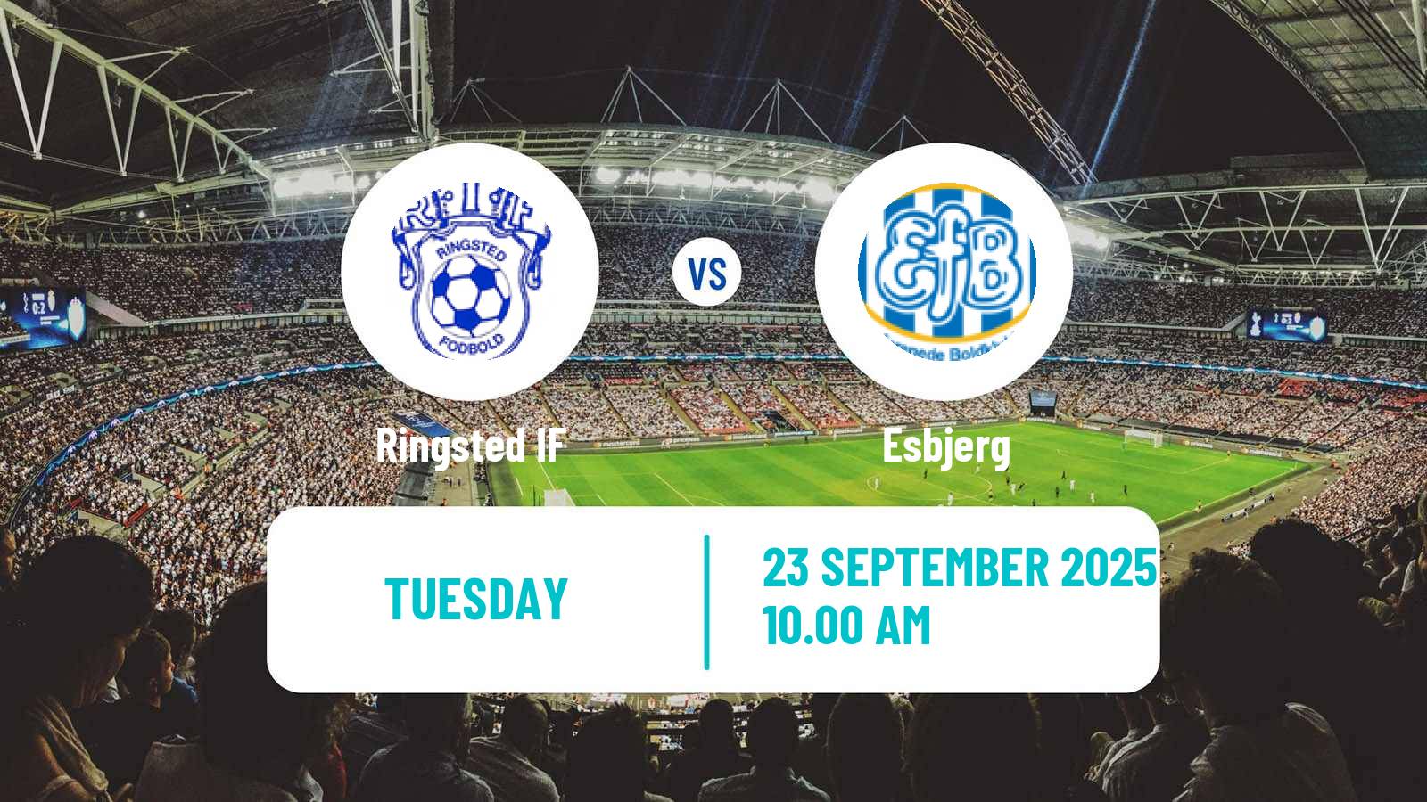 Soccer Danish Landspokal Cup Ringsted - Esbjerg