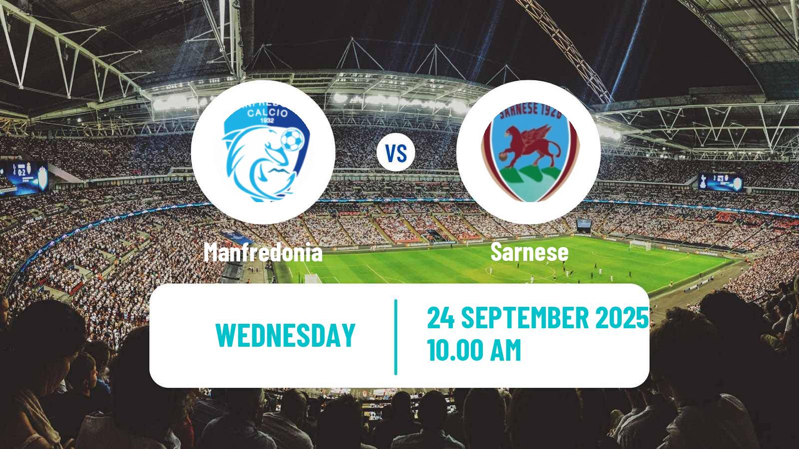 Soccer Italian Serie D - Group H Manfredonia - Sarnese