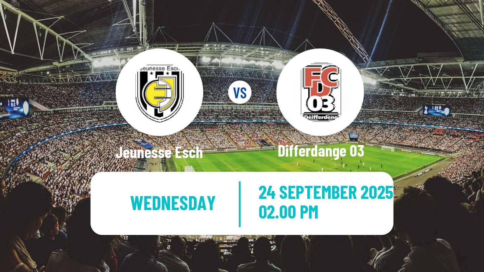 Soccer Luxembourg National Division Jeunesse Esch - Differdange 03