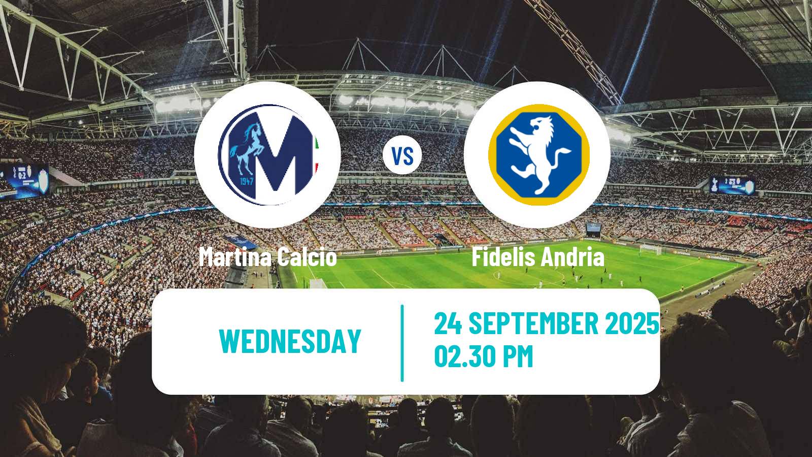 Soccer Italian Serie D - Group H Martina Calcio - Fidelis Andria