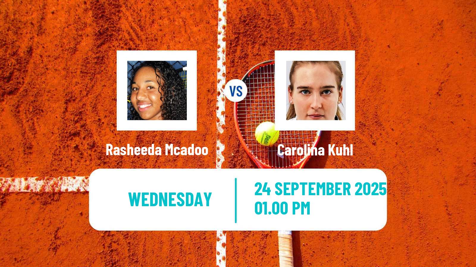 Tennis ITF W35 Berkeley Ca Women Rasheeda Mcadoo - Carolina Kuhl