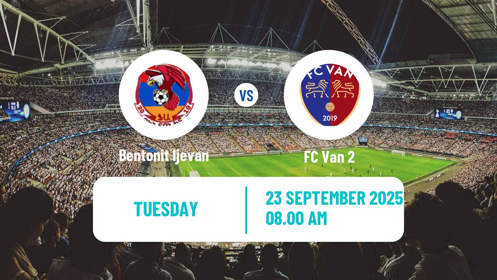 Soccer Armenian First League Bentonit Ijevan - Van 2