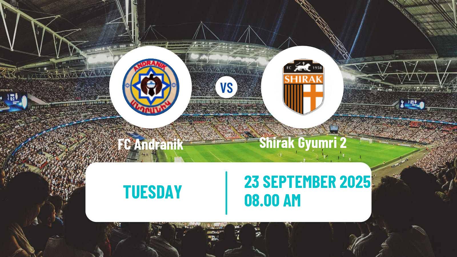 Soccer Armenian First League Andranik - Shirak Gyumri 2