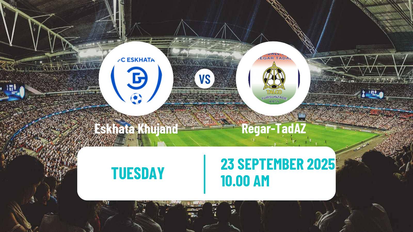 Soccer Tajik League Eskhata Khujand - Regar-TadAZ
