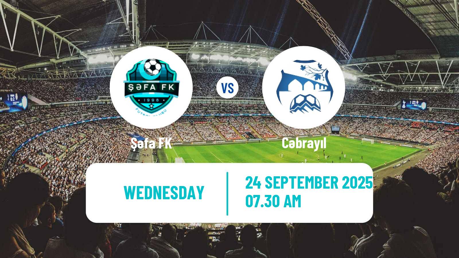 Soccer Azerbaijan First Division Şəfa - Cəbrayıl