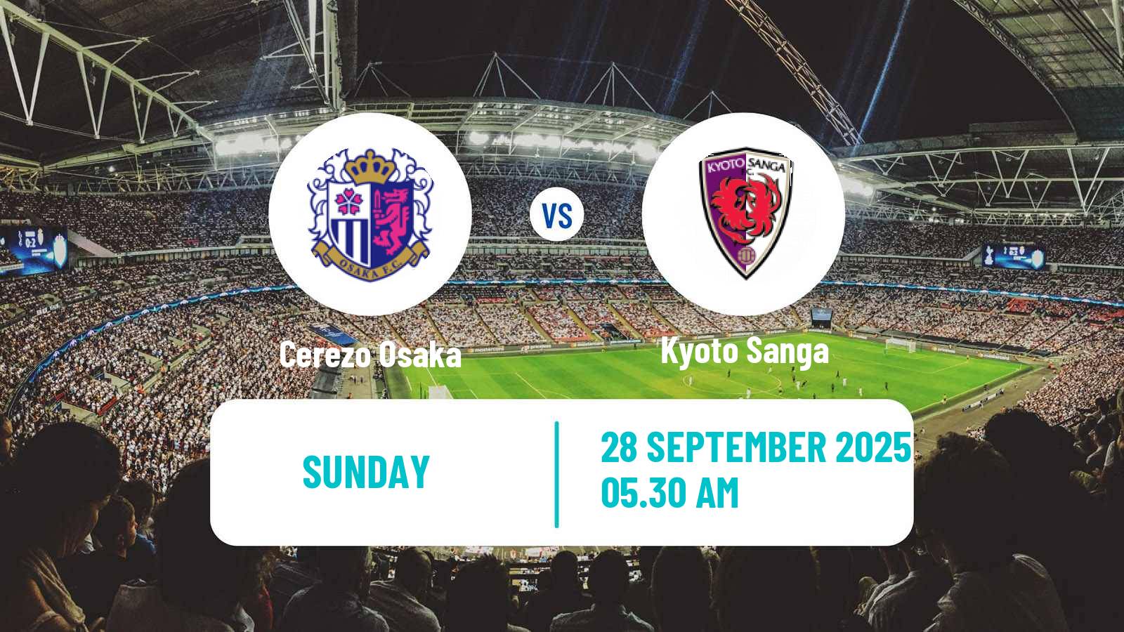 Soccer Japan J1 League Cerezo Osaka - Kyoto Sanga